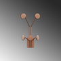 Wallity Giraffe-C Gancho de pared metálico en cobre